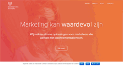 Desktop Screenshot of marketingmakers.nl